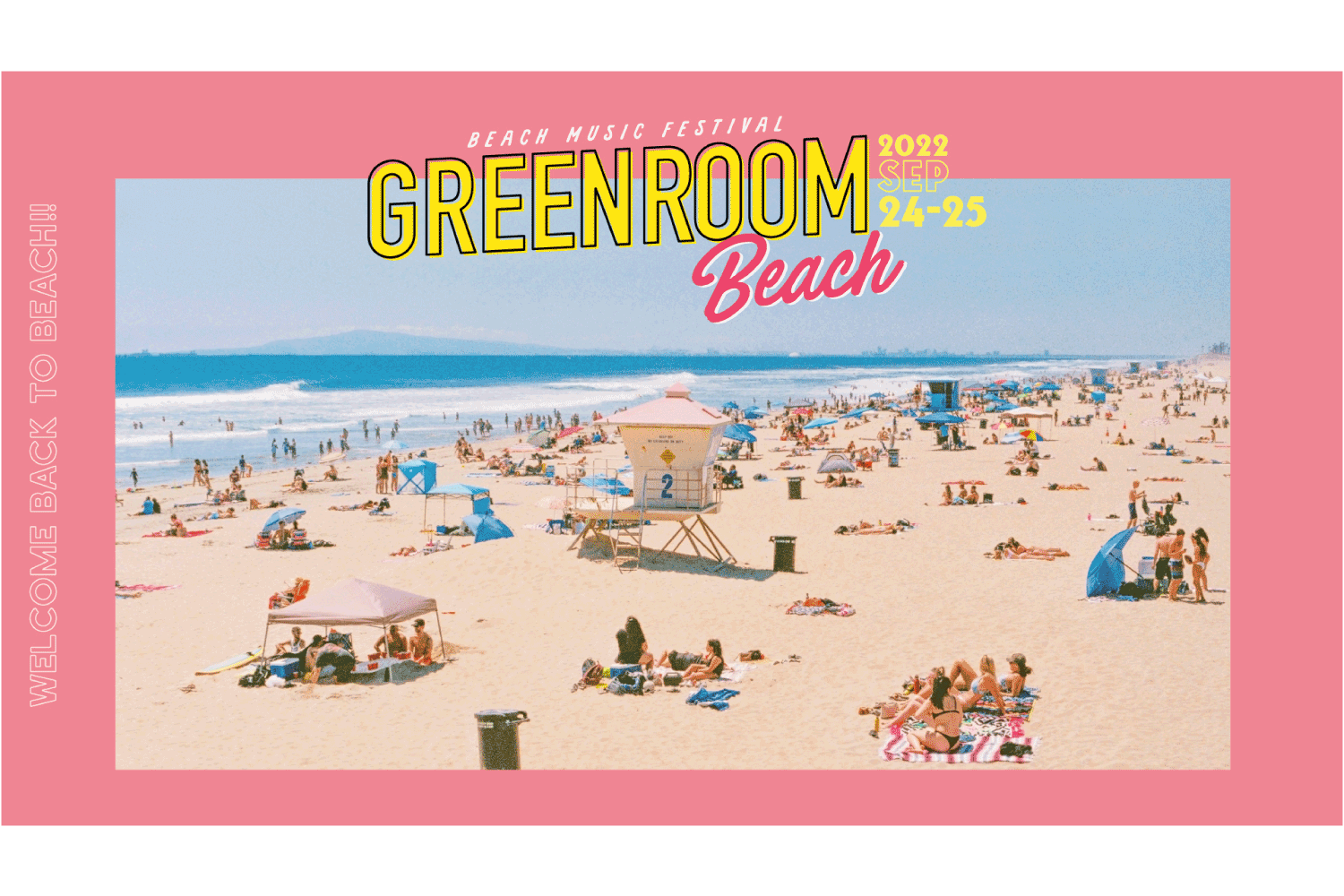 GREENROOM BEACH開催決定＆早割チケット4⽉28⽇(⽊)正午より発売開始